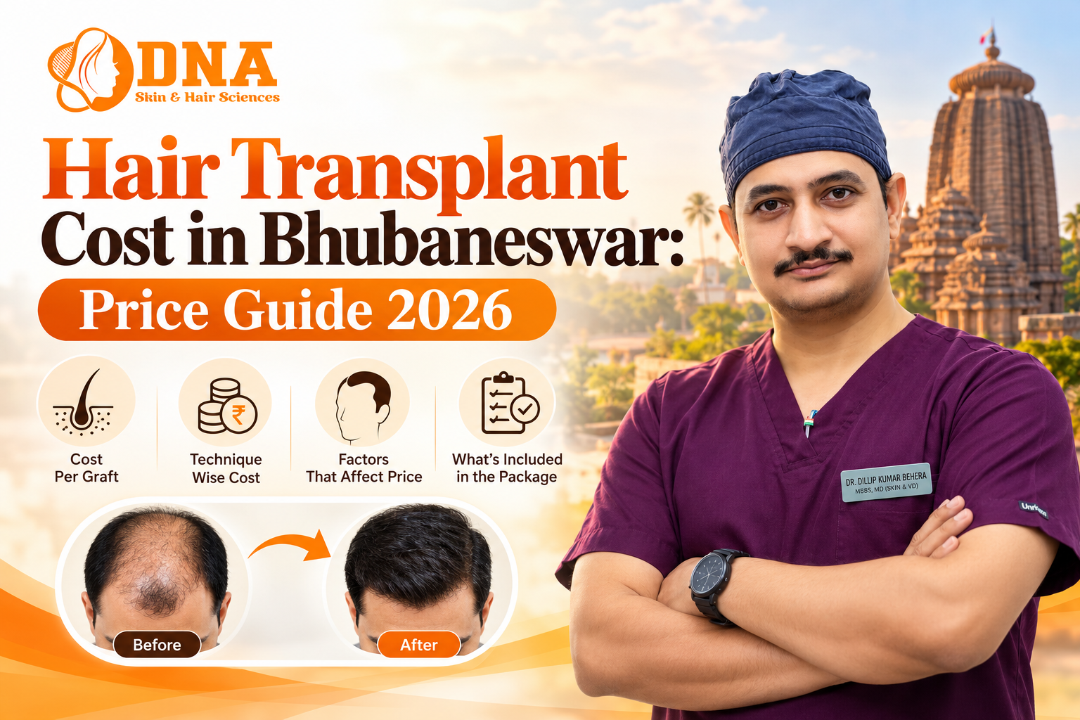Hair Transplant Cost in Bhubaneswar
